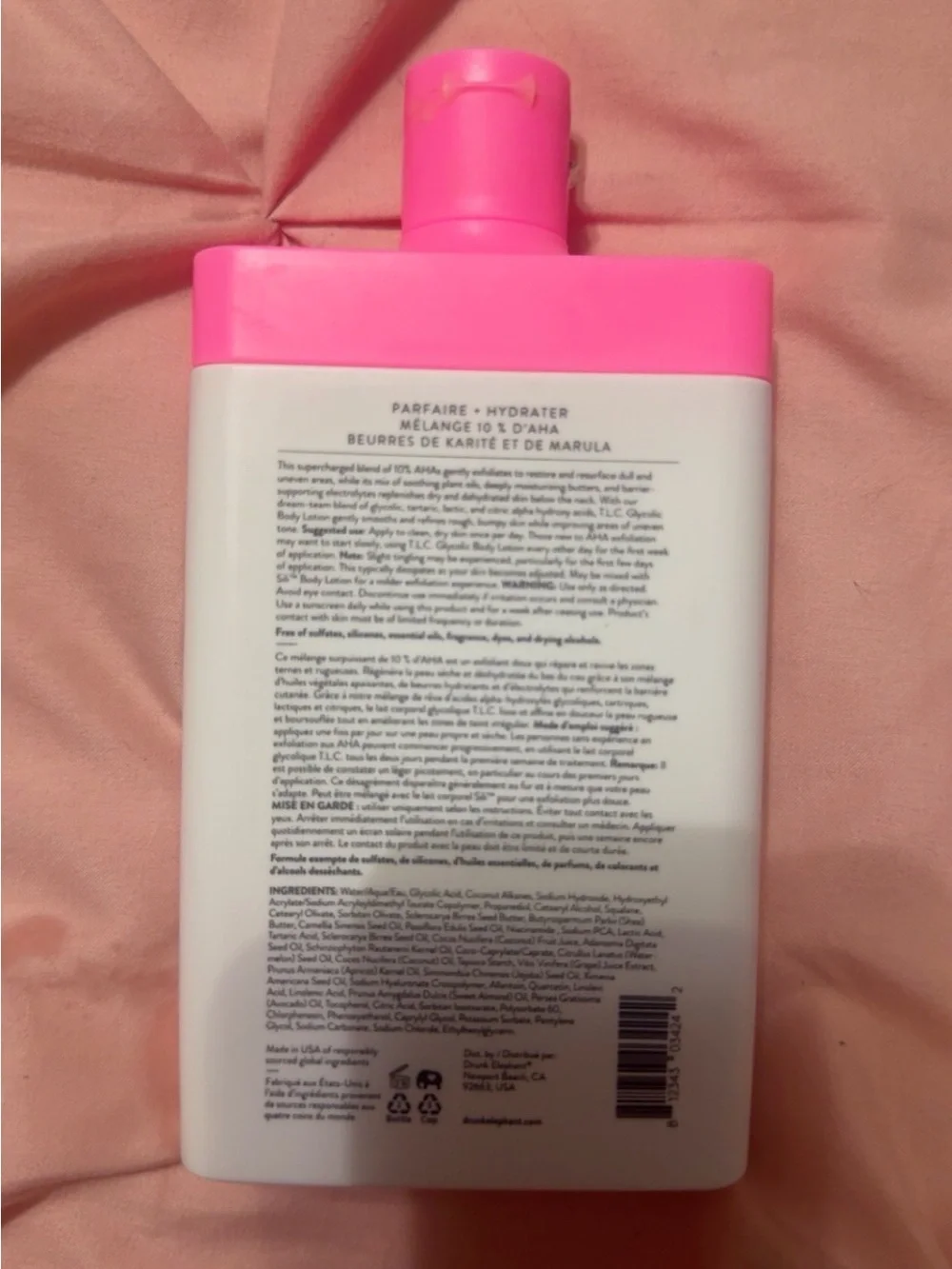 Never Used Drunk Elephant Lotion